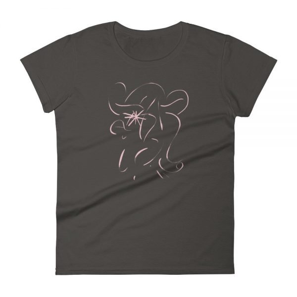 Artifact.19 — Rose on Pink / Black / Navy / Red — Women's Short Sleeve T-Shirt - Image 3