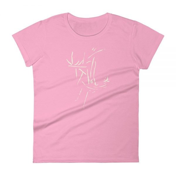 Artifact.22 — Sand on Black / Blue / Green / Red — Women's Short Sleeve T-Shirt - Image 13