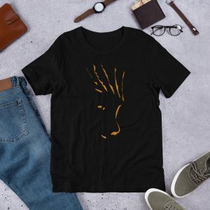 Artifact.15 — Ochre on Black / Brown / Green / Navy — Men's Short-Sleeve T-Shirt (Lightweight)