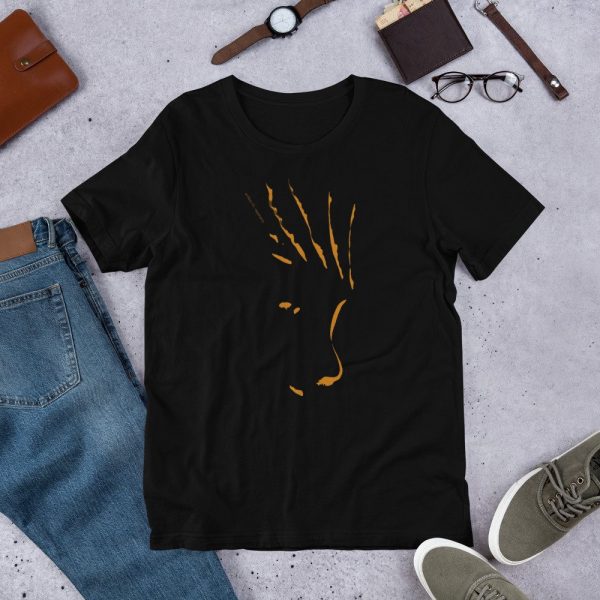 Artifact.15 — Ochre on Black / Brown / Green / Navy — Men's Short-Sleeve T-Shirt (Lightweight)