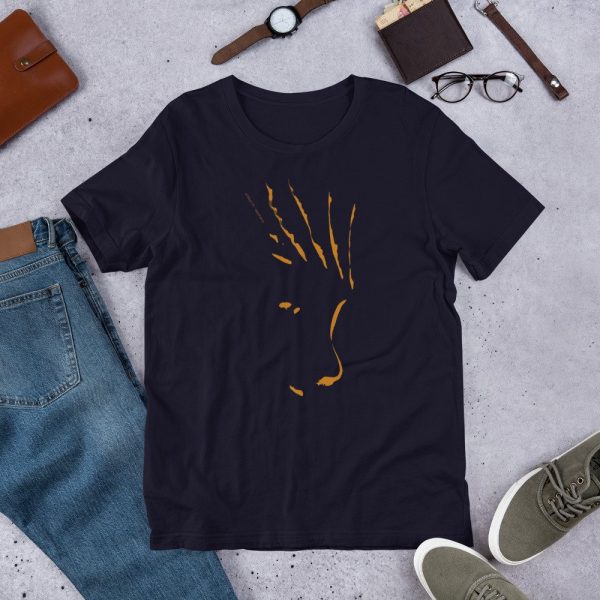 Artifact.15 — Ochre on Black / Brown / Green / Navy — Men's Short-Sleeve T-Shirt (Lightweight) - Image 7