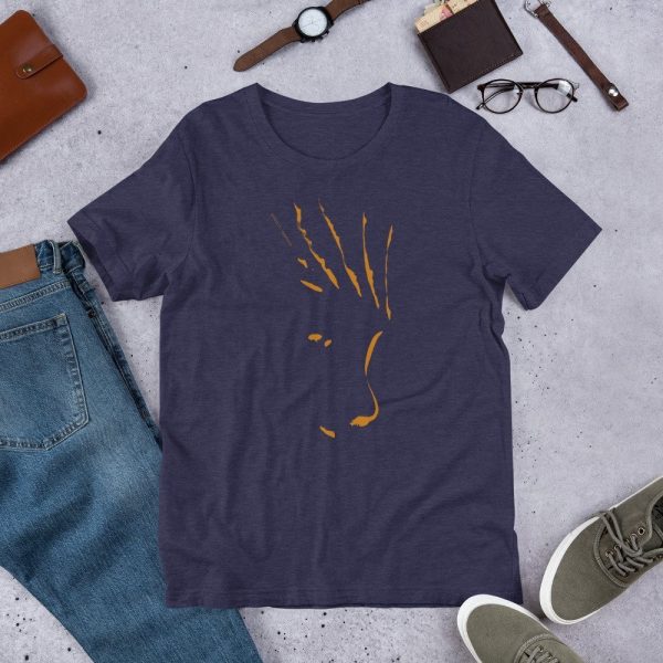 Artifact.15 — Ochre on Black / Brown / Green / Navy — Men's Short-Sleeve T-Shirt (Lightweight) - Image 5