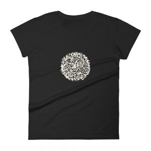 Artifact.1 — Sand on Black / Grey / Navy / Red — Women's Short Sleeve T-Shirt