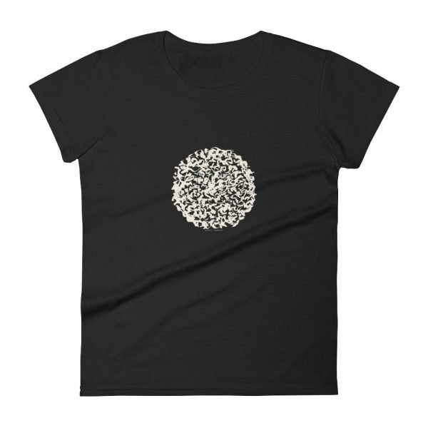 Artifact.1 — Sand on Black / Grey / Navy / Red — Women's Short Sleeve T-Shirt