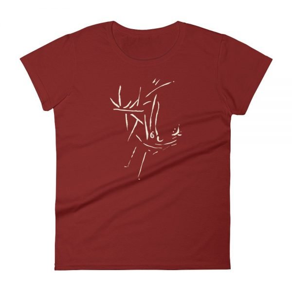 Artifact.22 — Sand on Black / Blue / Green / Red — Women's Short Sleeve T-Shirt - Image 12