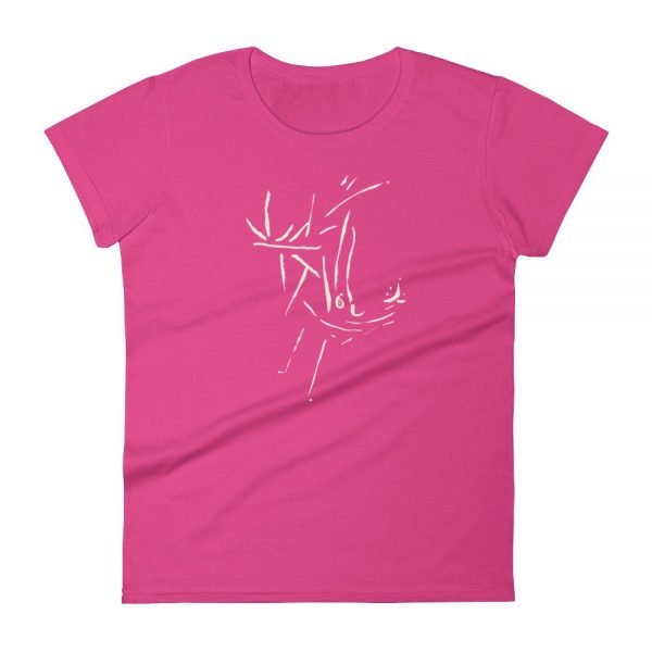 Artifact.22 — Sand on Black / Blue / Green / Red — Women's Short Sleeve T-Shirt - Image 14