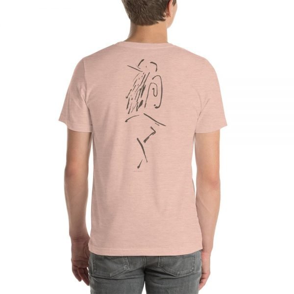 Artifact.33 — Brown on White / Heather Colors — Men's Short-Sleeve T-Shirt (lightweight) - Image 5