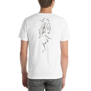 Artifact.33 — Brown on White / Heather Colors — Men's Short-Sleeve T-Shirt (lightweight)
