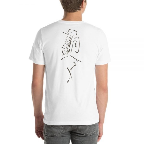 Artifact.33 — Brown on White / Heather Colors — Men's Short-Sleeve T-Shirt (lightweight)