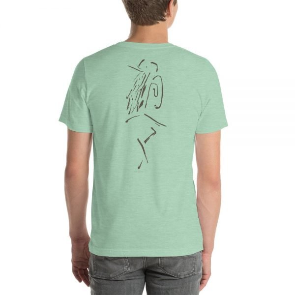 Artifact.33 — Brown on White / Heather Colors — Men's Short-Sleeve T-Shirt (lightweight) - Image 4