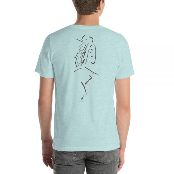 Artifact.33 — Brown on White / Heather Colors — Men's Short-Sleeve T-Shirt (lightweight) - Image 6
