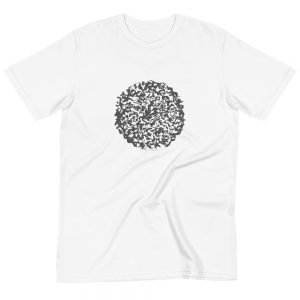 Artifact.1 — Grey on White — Men's Short Sleeve Organic T-Shirt